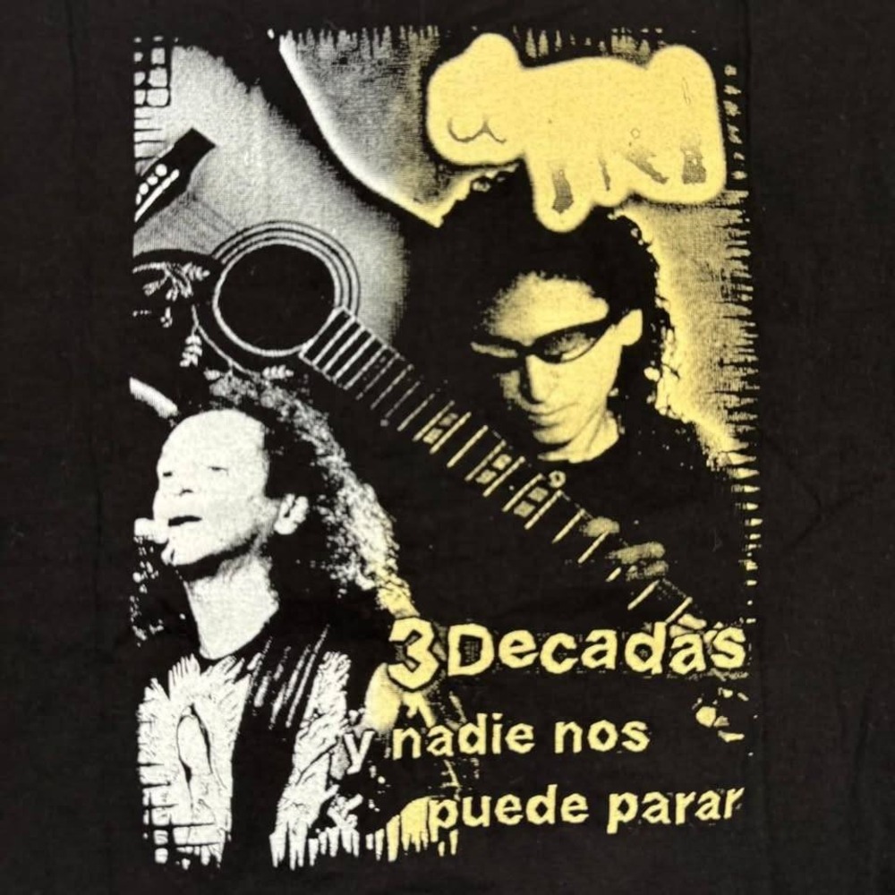 Vintage El Tri No Te Olvides De La Banda Black Graphic T-Shirt Rock en Espanol - Picture 9 of 9